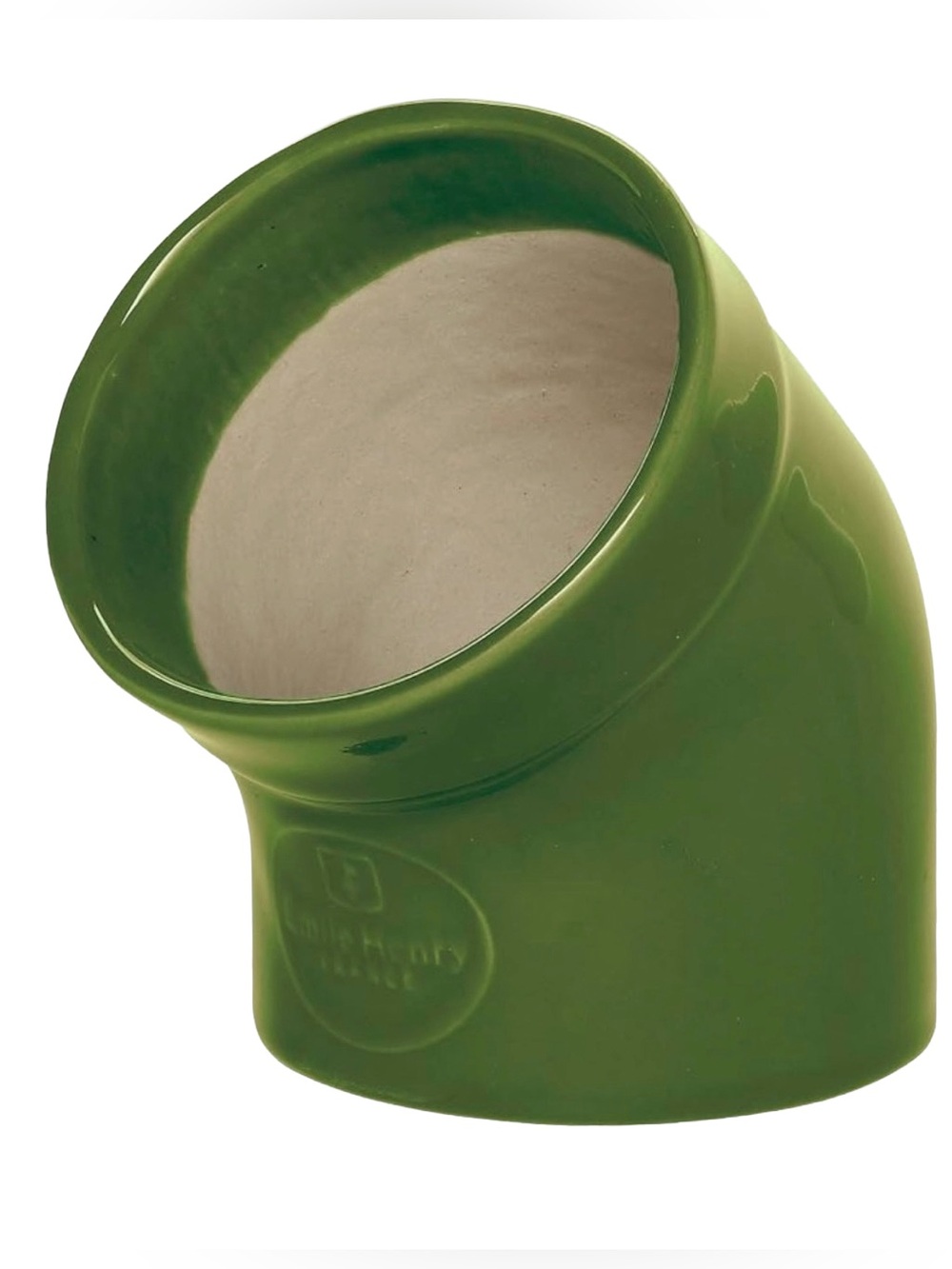 Vintage Emile Henry Green Clay Salt Pig Discontinued Color